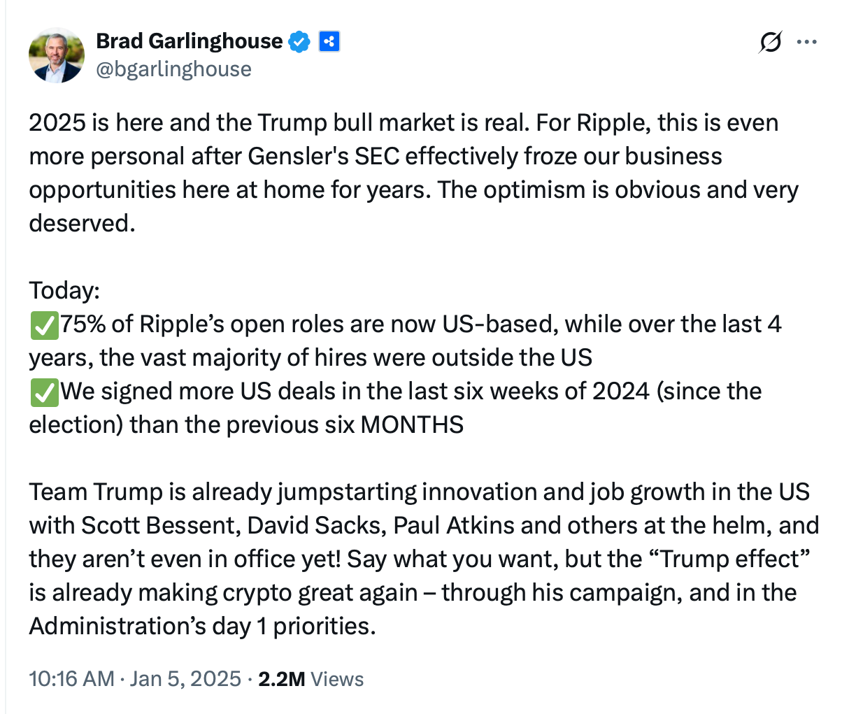 Donald Trump, Trumpcoin