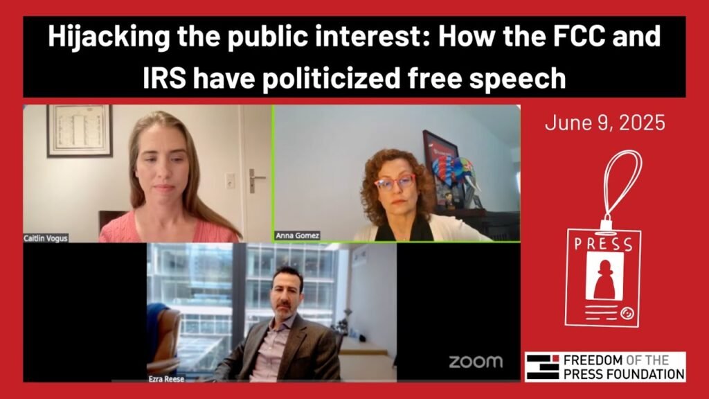 Hijacking the public interest: How the FCC and IRS have politicized free speech