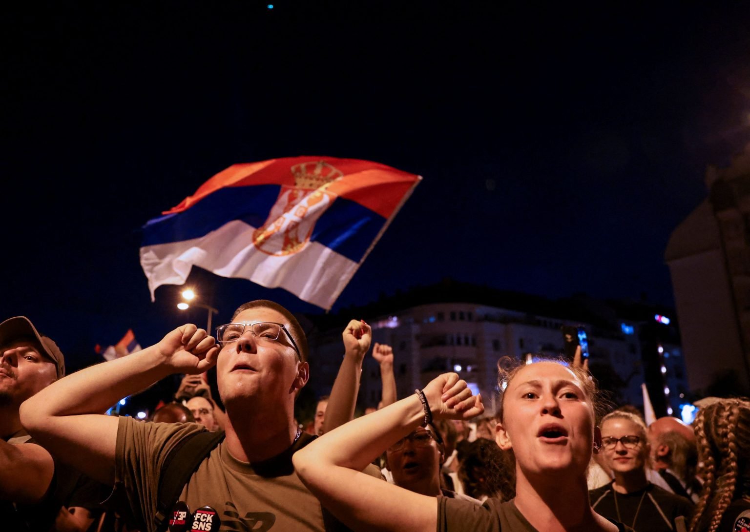 Serbia police target journalists as anti-government protests escalate Serbia police target journalists as anti-government protests escalate