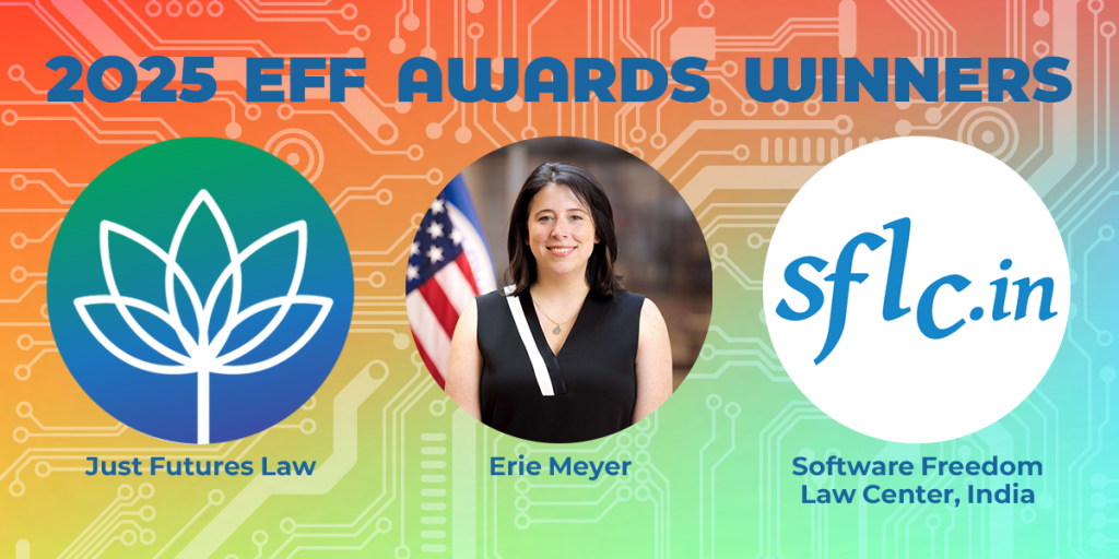 Join Your Fellow Digital Rights Supporters for the EFF Awards on September 10!