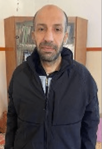 Rami Abu Zubaida immediately after his release