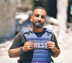 Al-Ghad TV correspondent Mahmoud Abu Salama