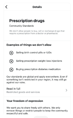 Screenshot of takedown notice submitted by Lauren Kahre to EFF
