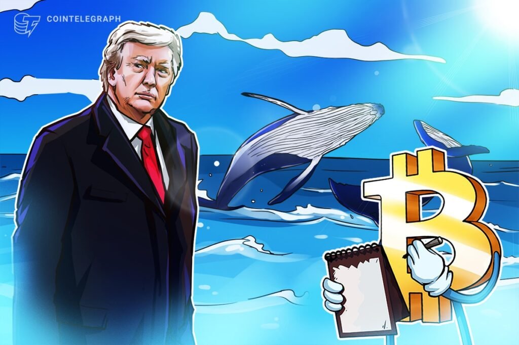 Bitcoin whales add 40X leverage BTC shorts ahead of Trump announcement