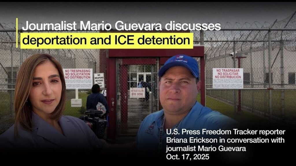 Journalist Mario Guevara discusses deportation and ICE detention