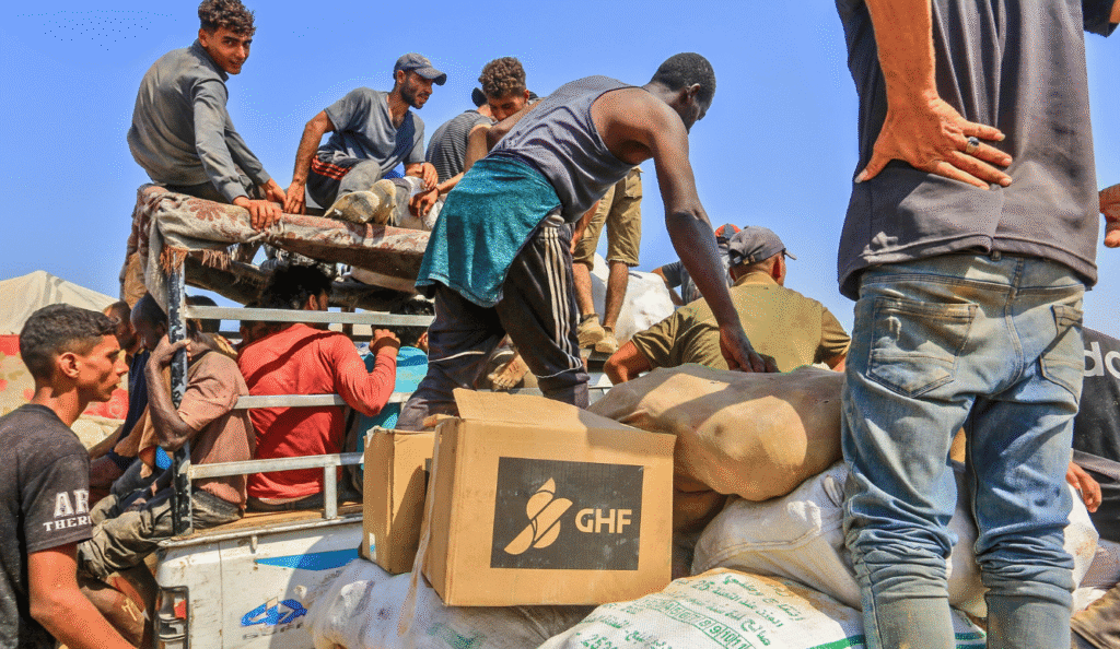 Inside the Gaza Humanitarian Foundation’s War-Zone Aid Operation