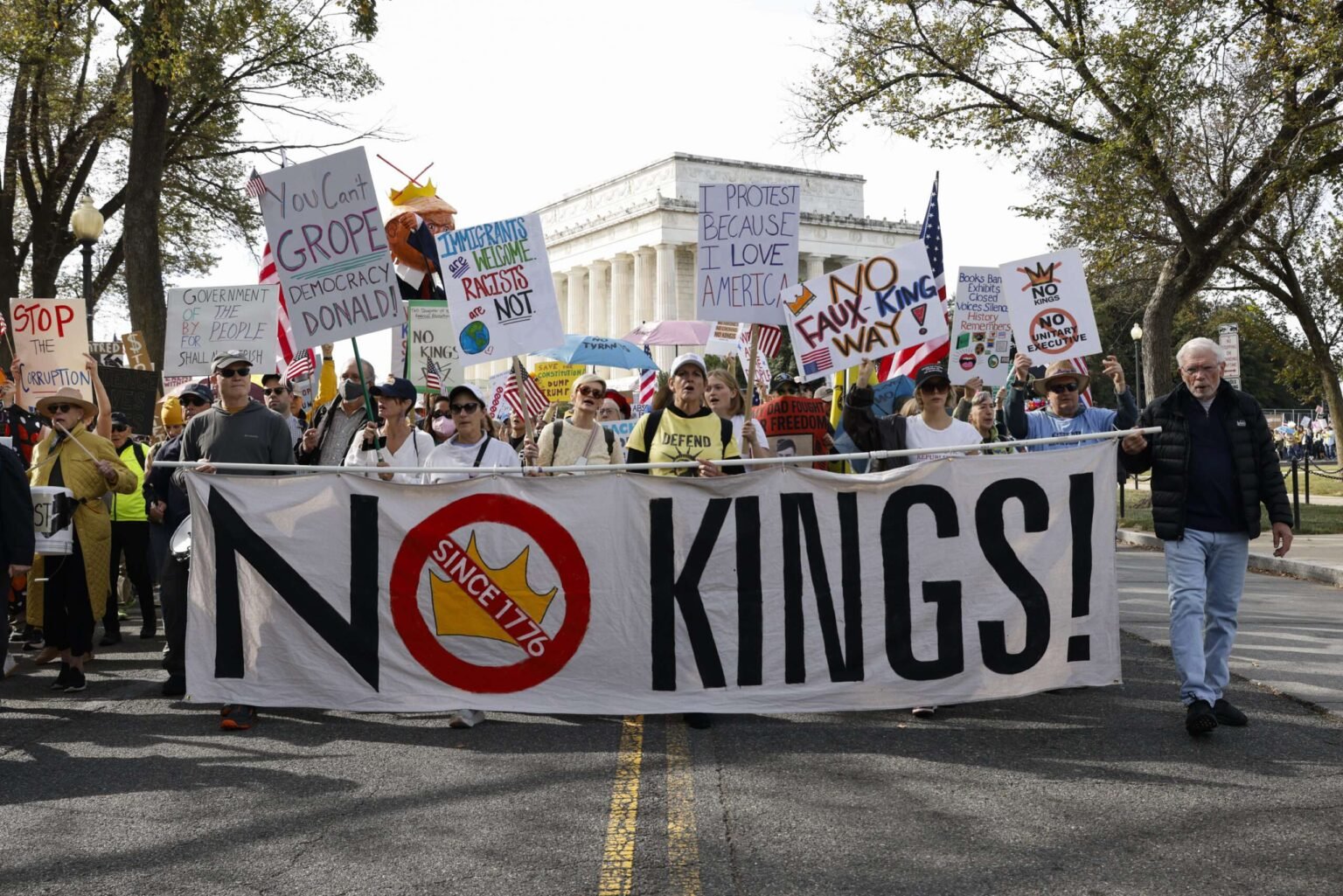 Alabama Police Arrest 61-Year-Old Woman in Penis Costume at No Kings Protest