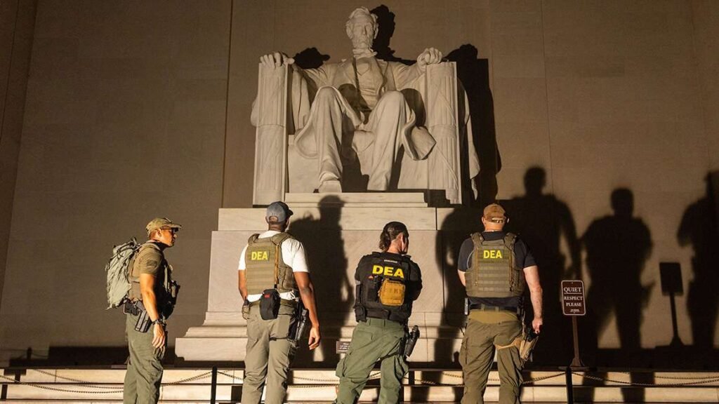 Photo: Trump Sends His Drug Cops To See the Sights in D.C. Photo: Trump Sends His Drug Cops To See the Sights in D.C.