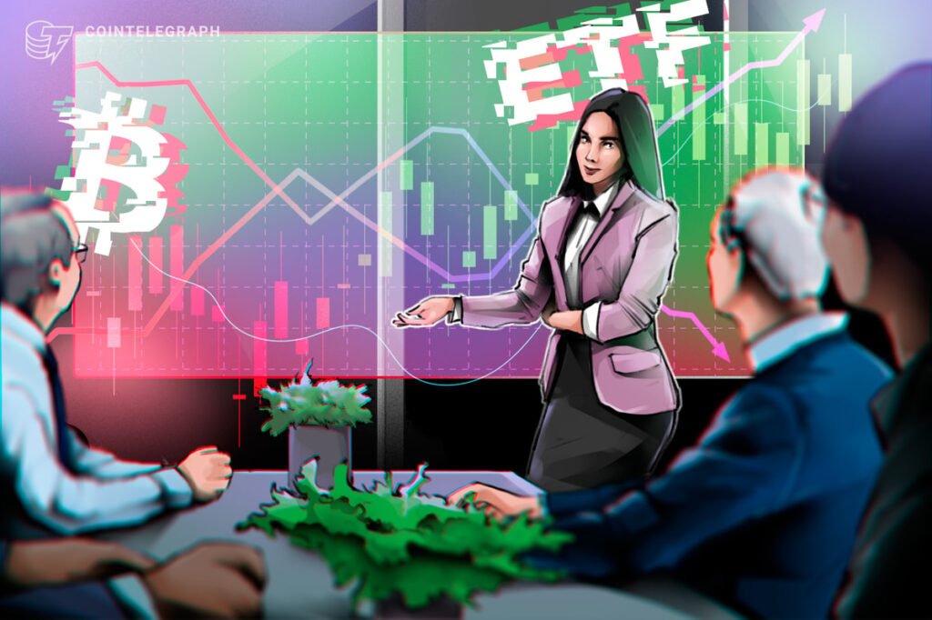 Spot Bitcoin ETFs break four-week outflow streak with M in weekly inflows