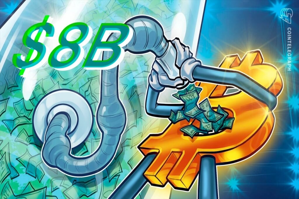 Bitcoin ‘money vessel’ amasses B but recovery lacks ETF inflows