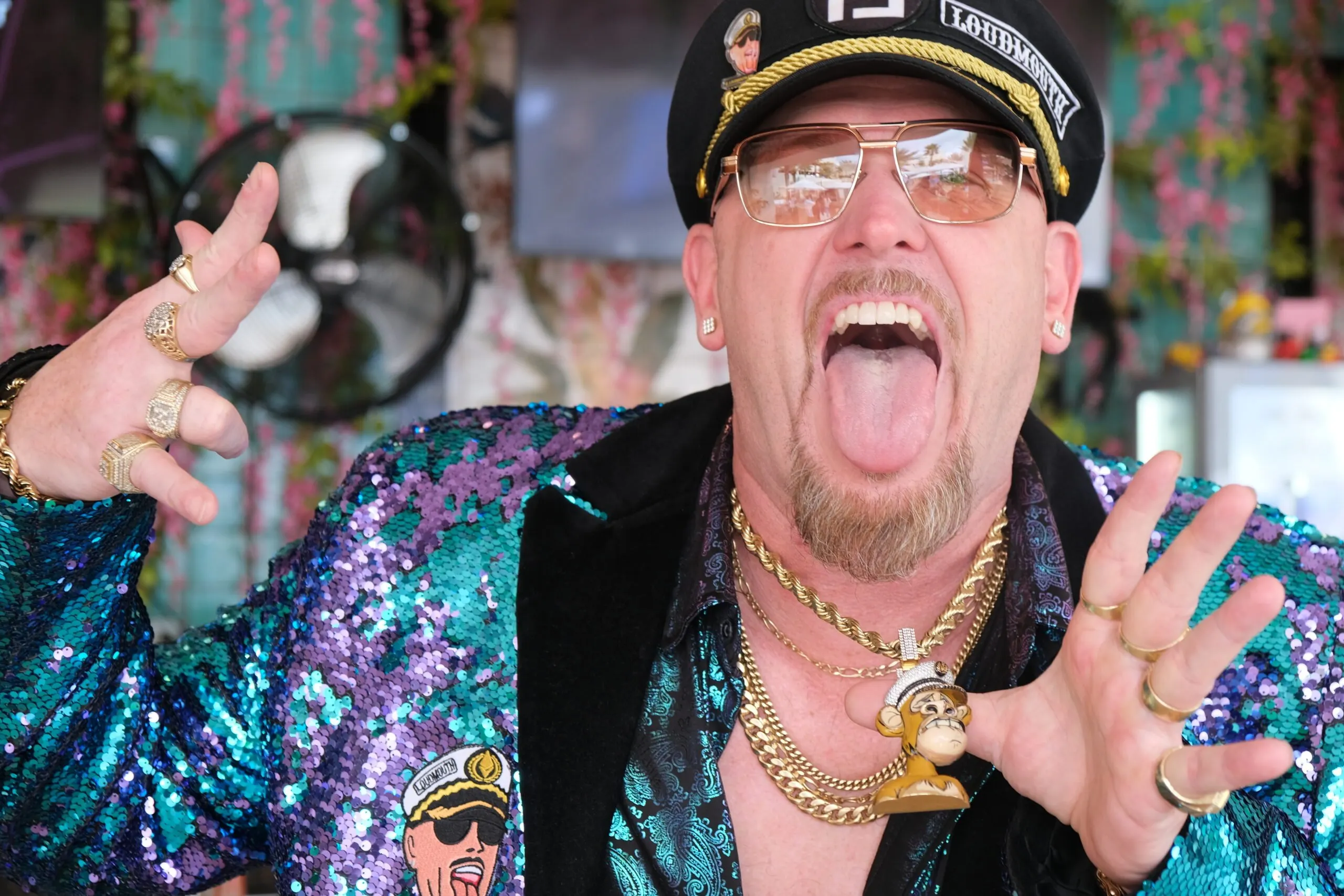 An individual who guys by Loudmouth. Image: Decrypt/André Beganski