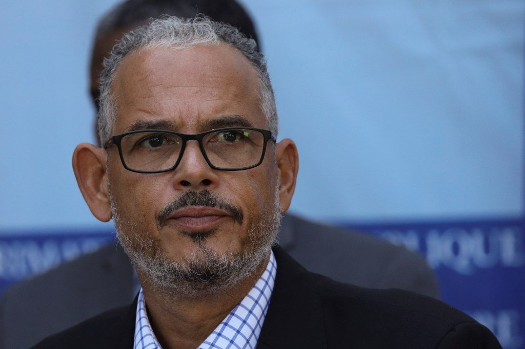 Haiti's Prime Minister Alix Didier Fils-Aime looks on during a press conference, in Port-au-Prince, Haiti December 12, 2024. REUTERS/Ralph Tedy Erol