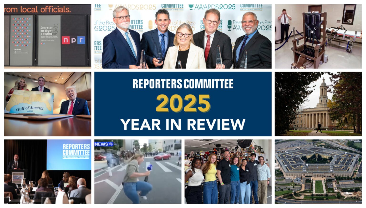 Defending press freedom from unprecedented threat: RCFP’s 2025 year in review Defending press freedom from unprecedented threat: RCFP’s 2025 year in review