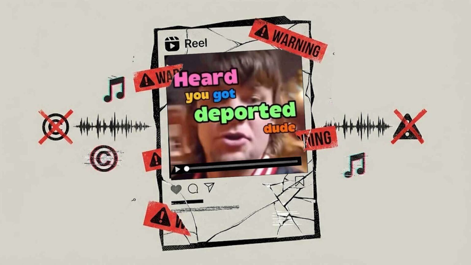 The Trump Administration’s Deportation Reels Keep Getting Copyright Strikes for Using Music Without Permission