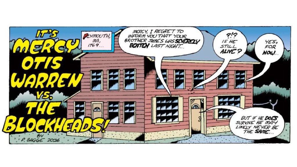 Comic: It’s Mercy Otis Warren vs. The Blockheads