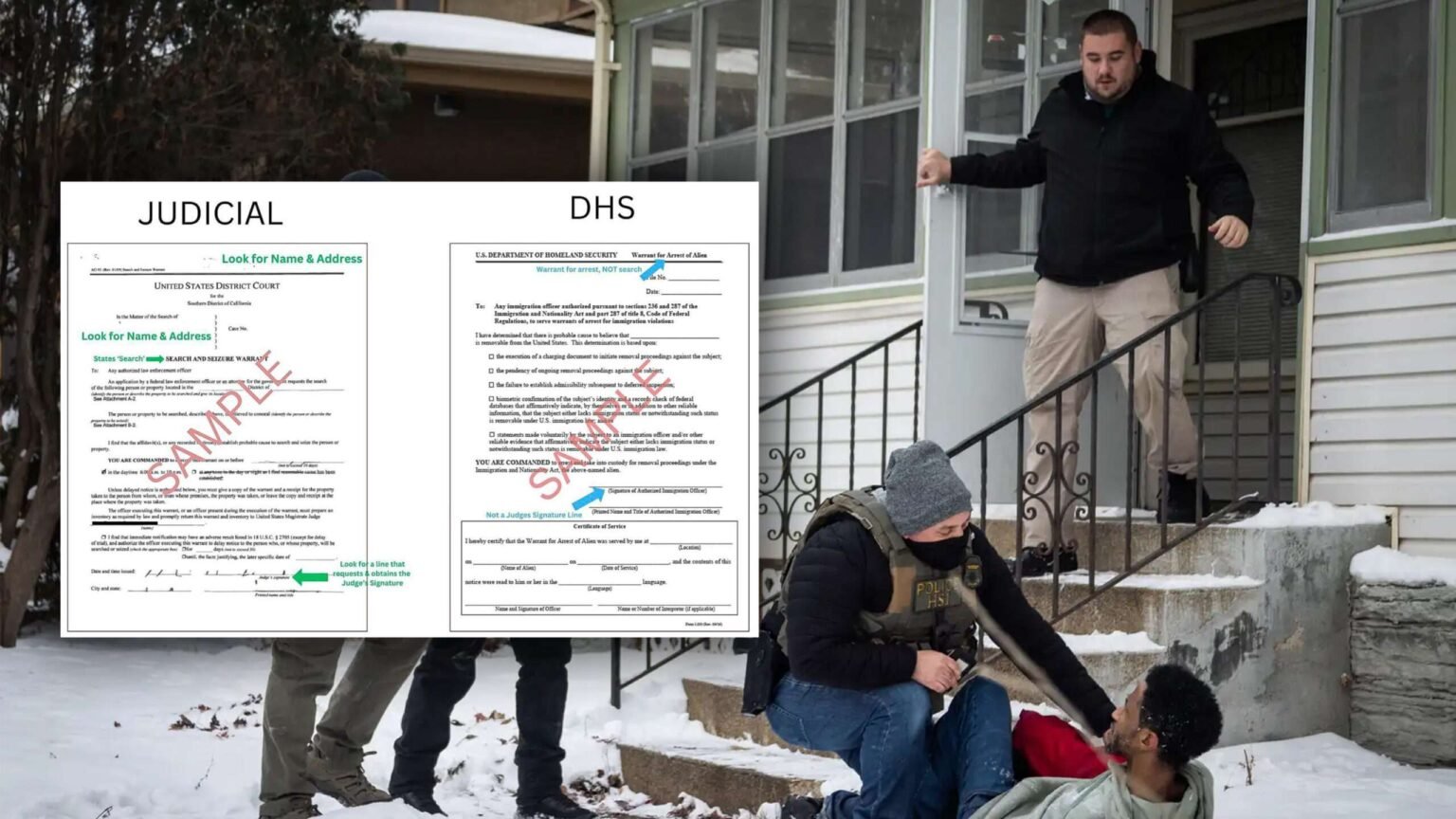 Leaked ICE Memo Claims Agents Can Enter Homes Without Judicial Warrants Leaked ICE Memo Claims Agents Can Enter Homes Without Judicial Warrants