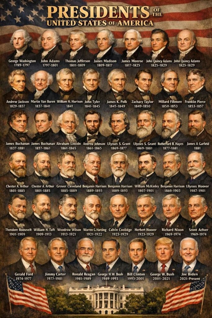 ChatGPT-Generated Poster of U.S. Presidents ChatGPT-Generated Poster of U.S. Presidents