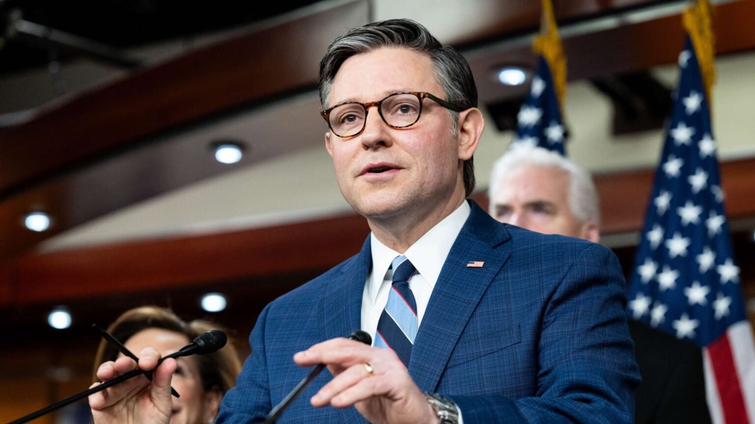 Mike Johnson Says He Has ‘No Intention’ of Letting Congress Vote on Trump’s Tariffs Mike Johnson Says He Has ‘No Intention’ of Letting Congress Vote on Trump’s Tariffs