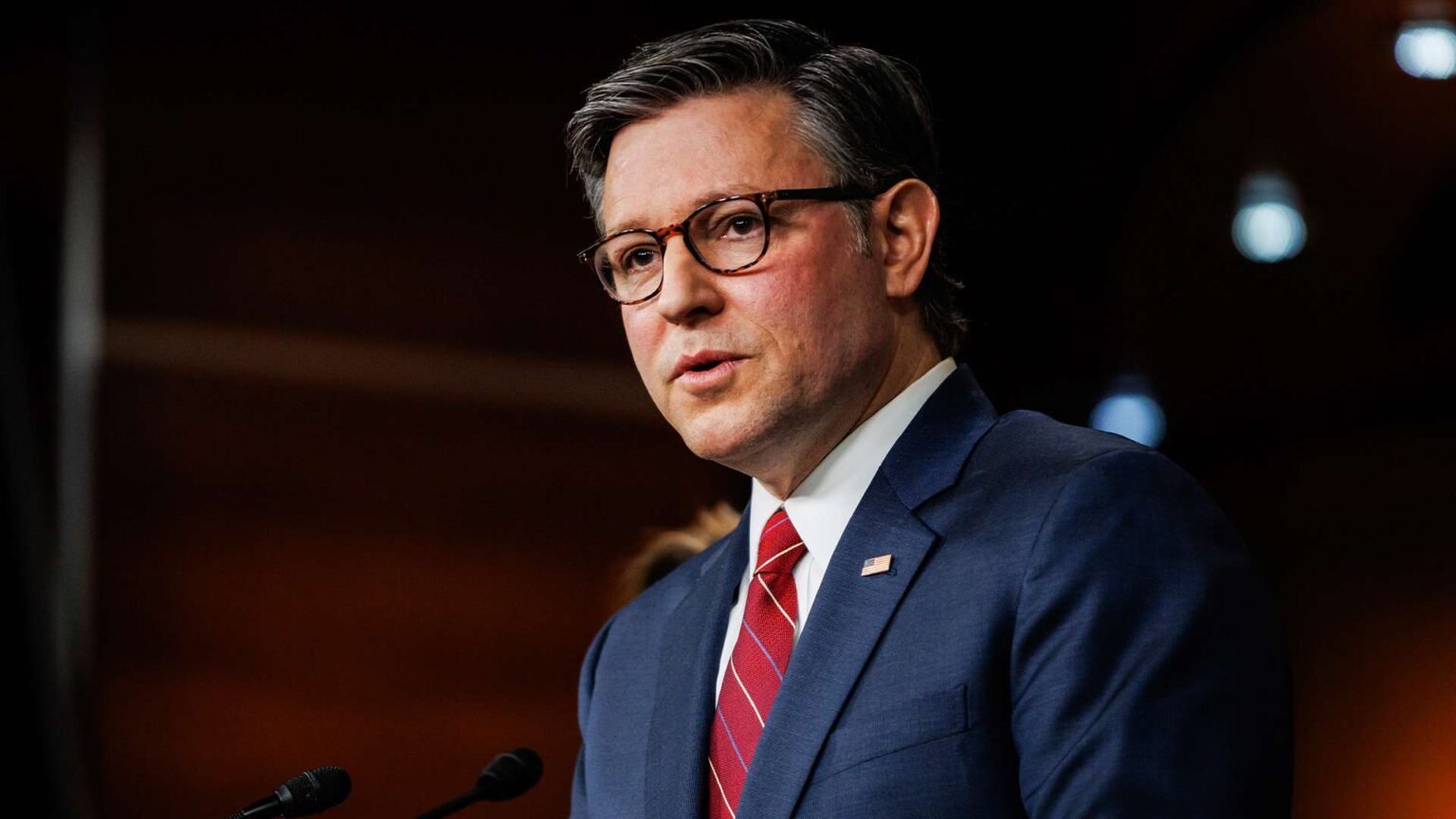 Mike Johnson Wants To Spare ICE the Hassle of Getting the Right Warrant Before Forcibly Entering a Home