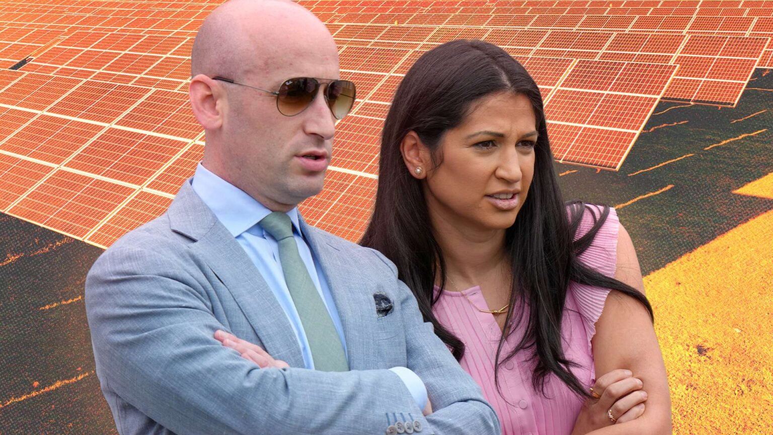 Katie Miller Is Trying To Sell MAGA on Solar Energy Katie Miller Is Trying To Sell MAGA on Solar Energy