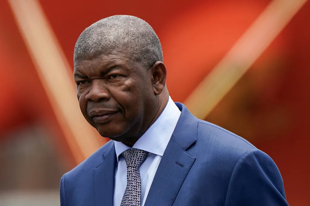 President João Lourenço in Angola in 2024.