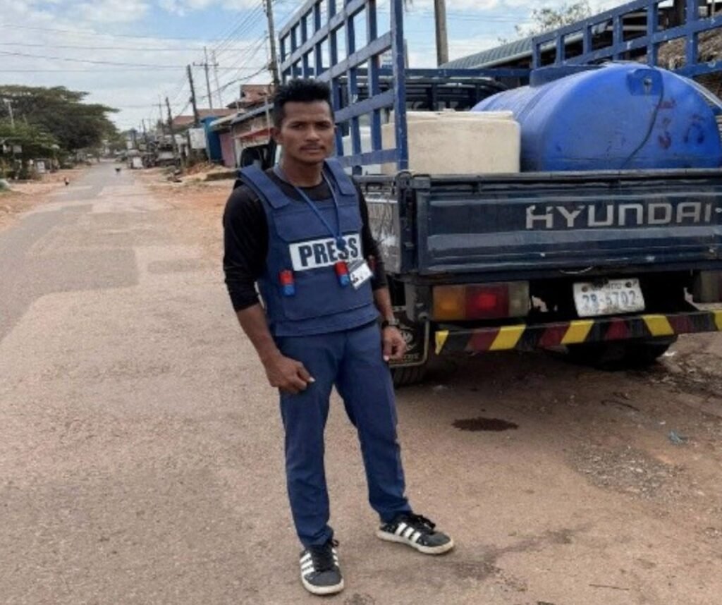 Cambodian journalist Luot Sophal detained over military water shortage report