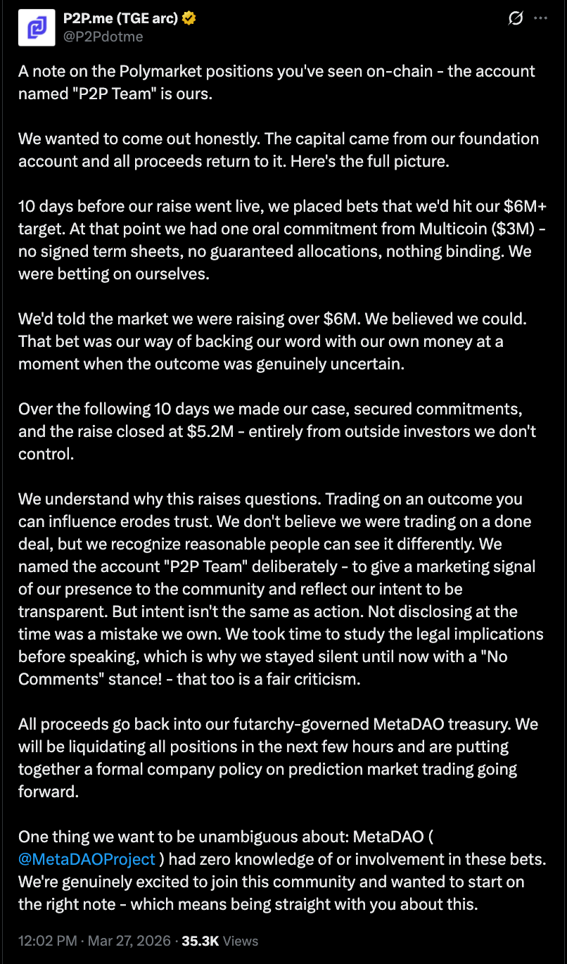 Polymarket, Prediction Markets