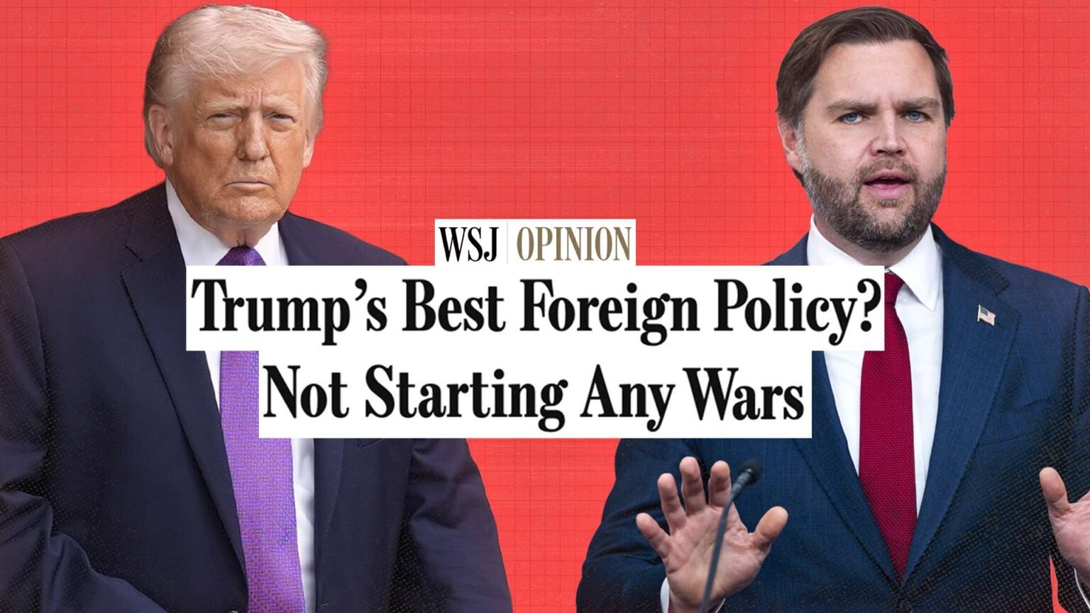 Trump and Vance Promised ‘No New Wars.’ What Happened To That?