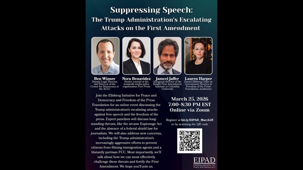 Suppressing speech: The Trump administration’s escalating attacks on the First Amendment