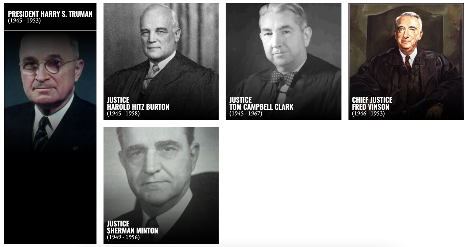 Today in Supreme Court History: April 12, 1945 Today in Supreme Court History: April 12, 1945