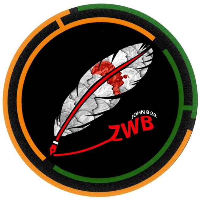 The logo of Zambian Whistleblower, citing the Bible verse, "You will know the truth and the truth will set you free."
