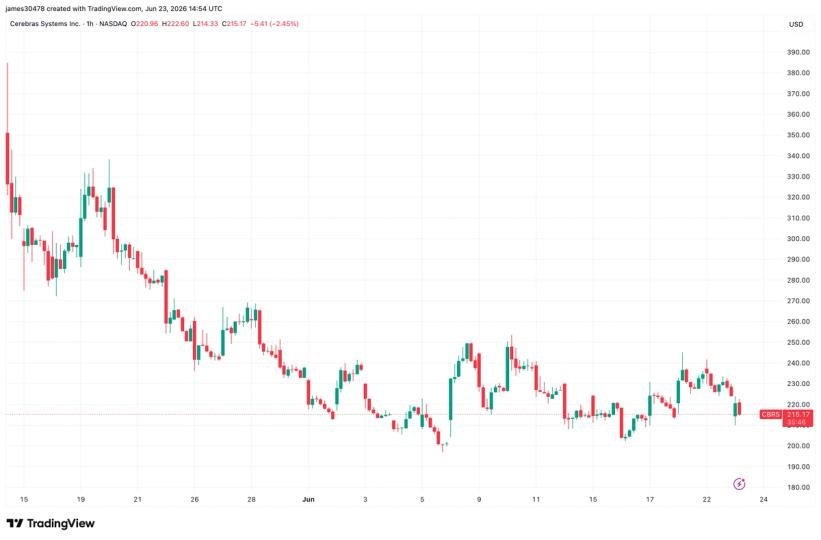 AI chipmaker Cerebras down 11% after first public earnings report AI chipmaker Cerebras down 11% after first public earnings report