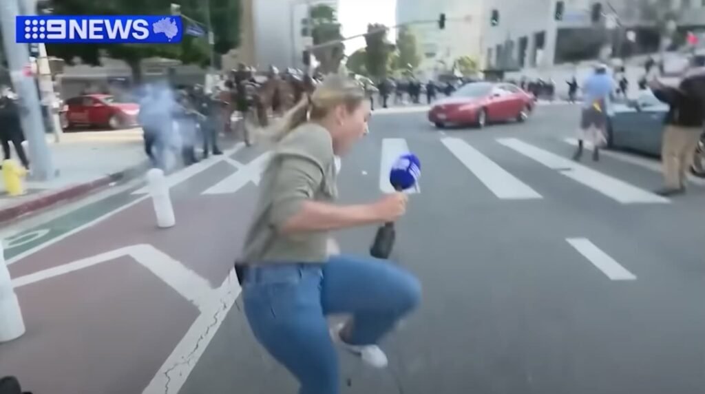 Journalist’s lawsuit alleges LAPD officer targeted, attacked her at anti-ICE protest