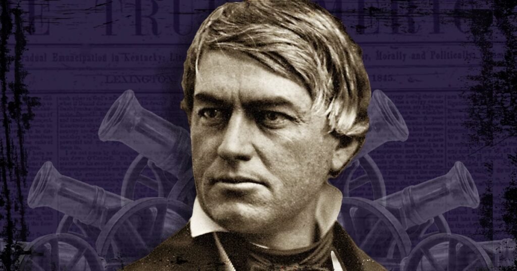 Cassius Marcellus Clay brought cannons to a free press fight