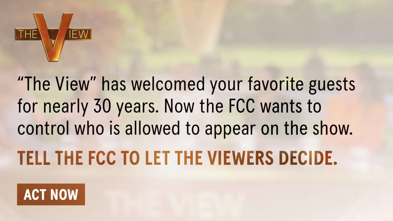 ABC Asks Viewers To Defend the Network Against the FCC ABC Asks Viewers To Defend the Network Against the FCC