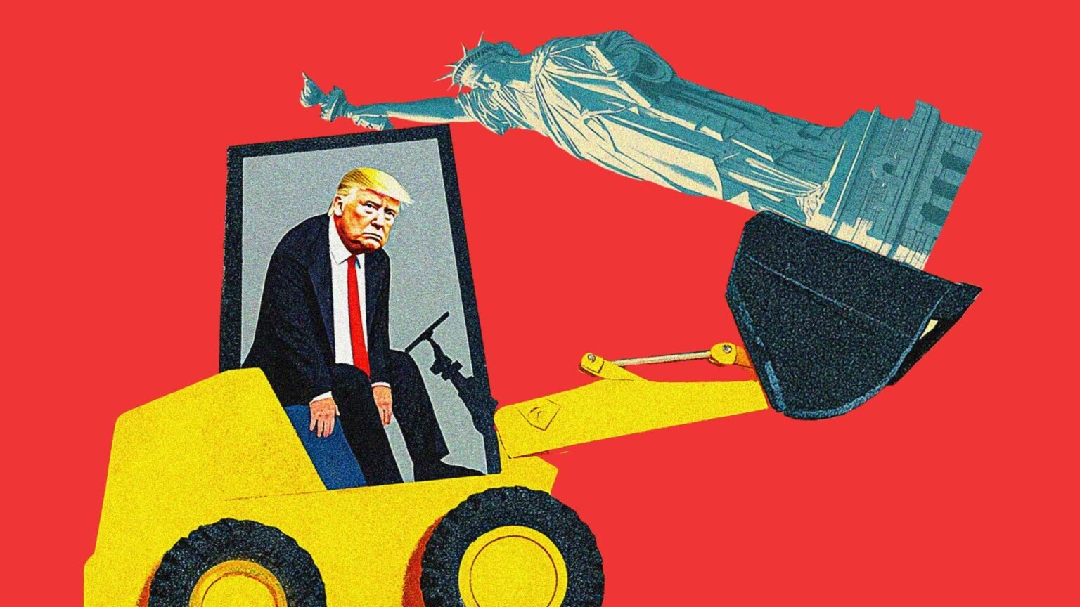 DOJ Claim That Trump Could ‘Bulldoze’ Statue of Liberty Fits a Pattern