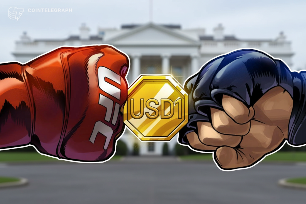 Trump Crypto Company to Back Fighter Bonuses in Stablecoins as Part of UFC Event