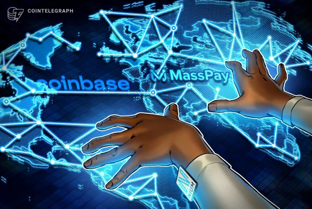 MassPay Taps Coinbase to Expand Stablecoin Payouts