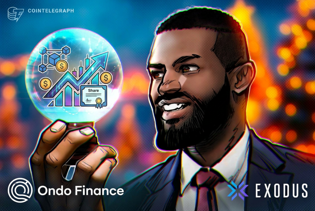 Exodus Adds 200+ Tokenized Stocks and ETFs Through Ondo