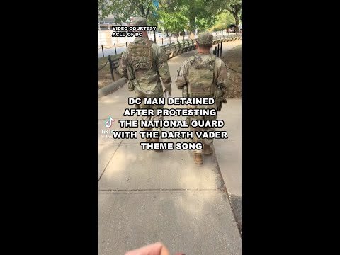 Man Arrested For Playing Darth Vader’s Theme Music At National Guard Troops Scores Settlement Man Arrested For Playing Darth Vader’s Theme Music At National Guard Troops Scores Settlement