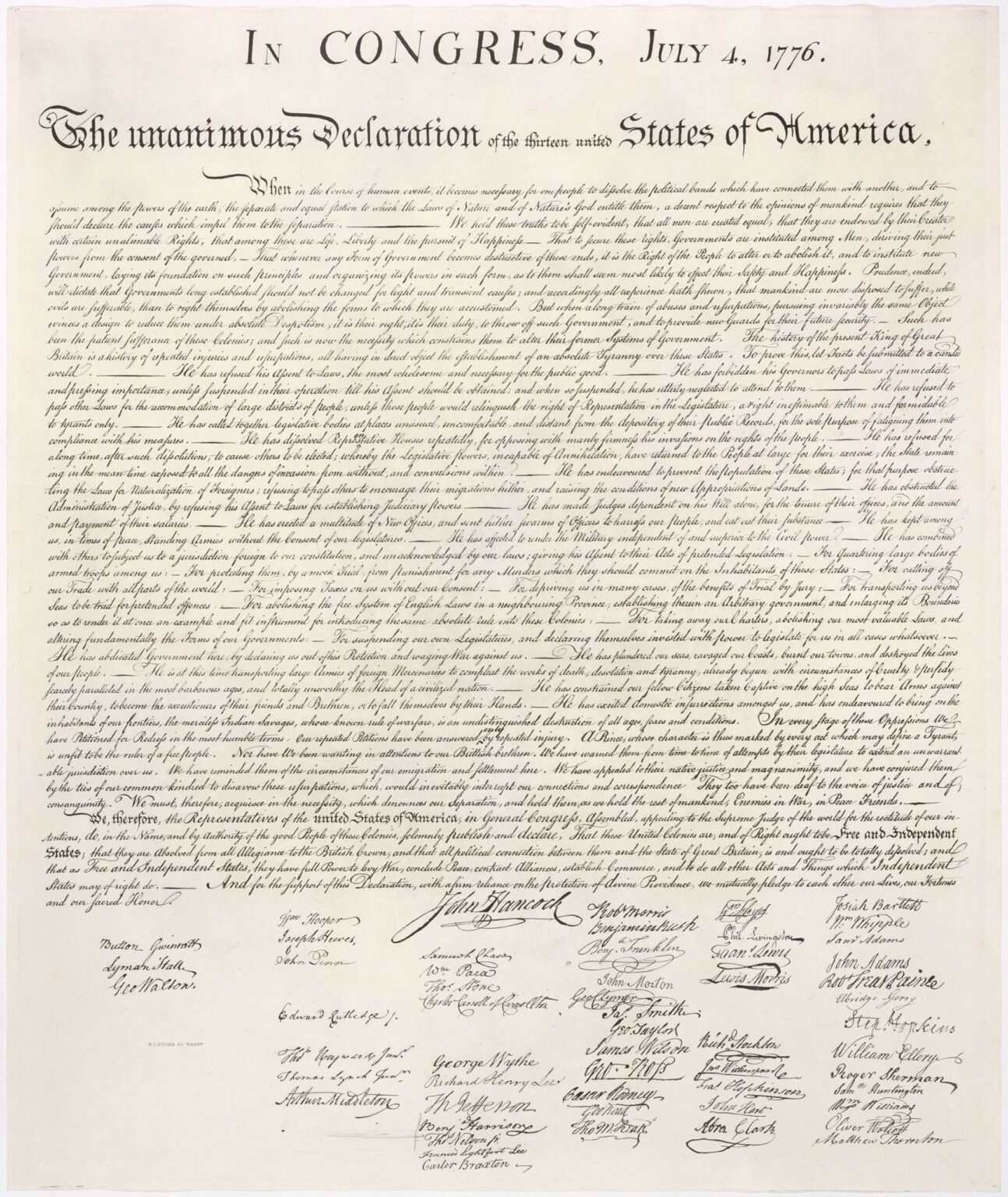 Today in Supreme Court History: July 4, 1776 Today in Supreme Court History: July 4, 1776