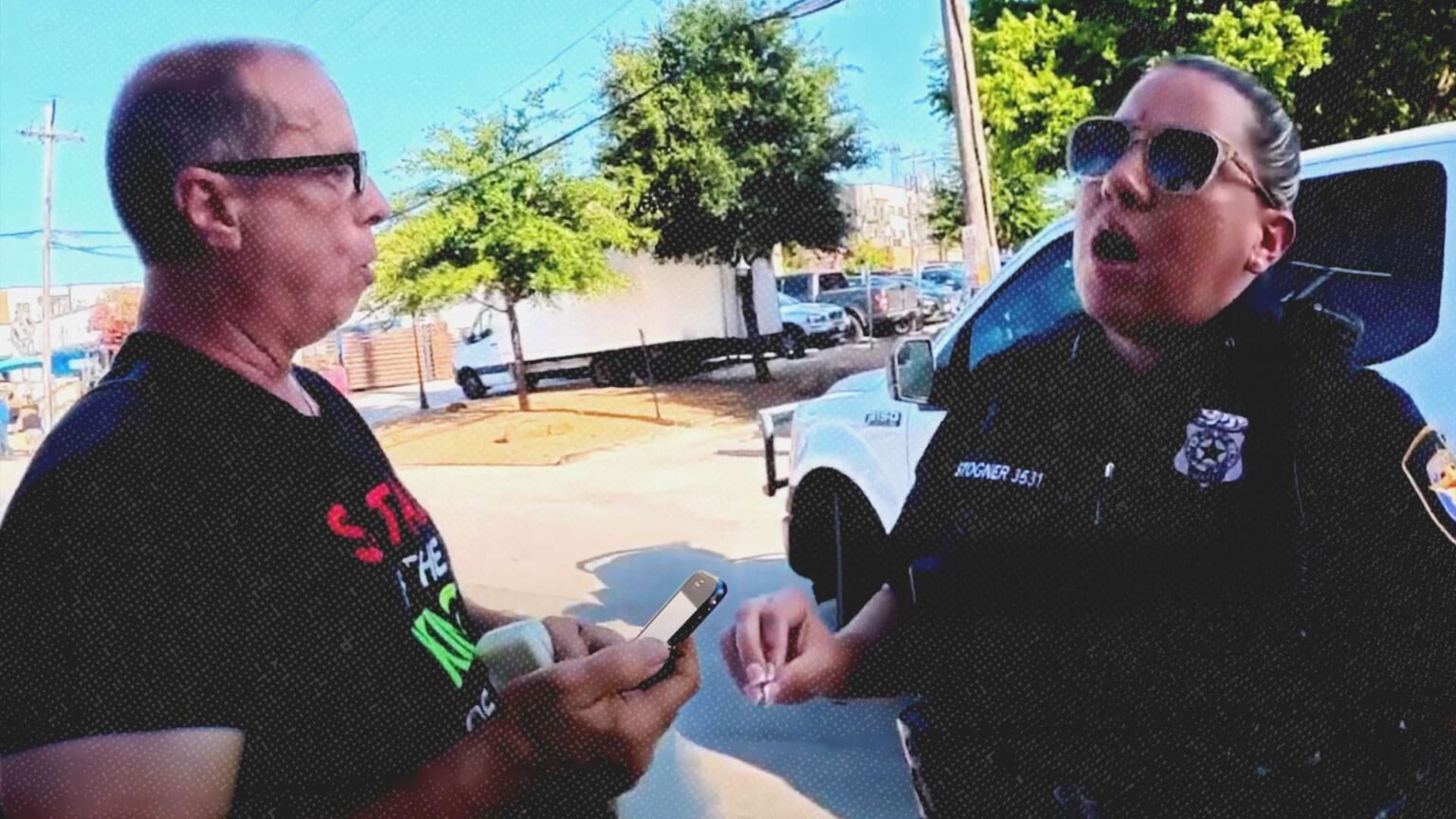 Video Shows Fort Worth Cop Ticketing a Preacher for ‘Offensive’ Speech at Pride Event