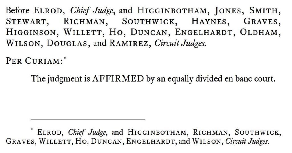 Another Unusual Footnote In An En Banc Fifth Circuit Opinion