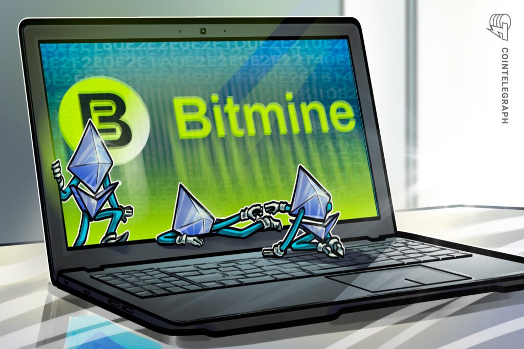 Bitmine ETH Holdings Near 5% as Ether Breaks ,500