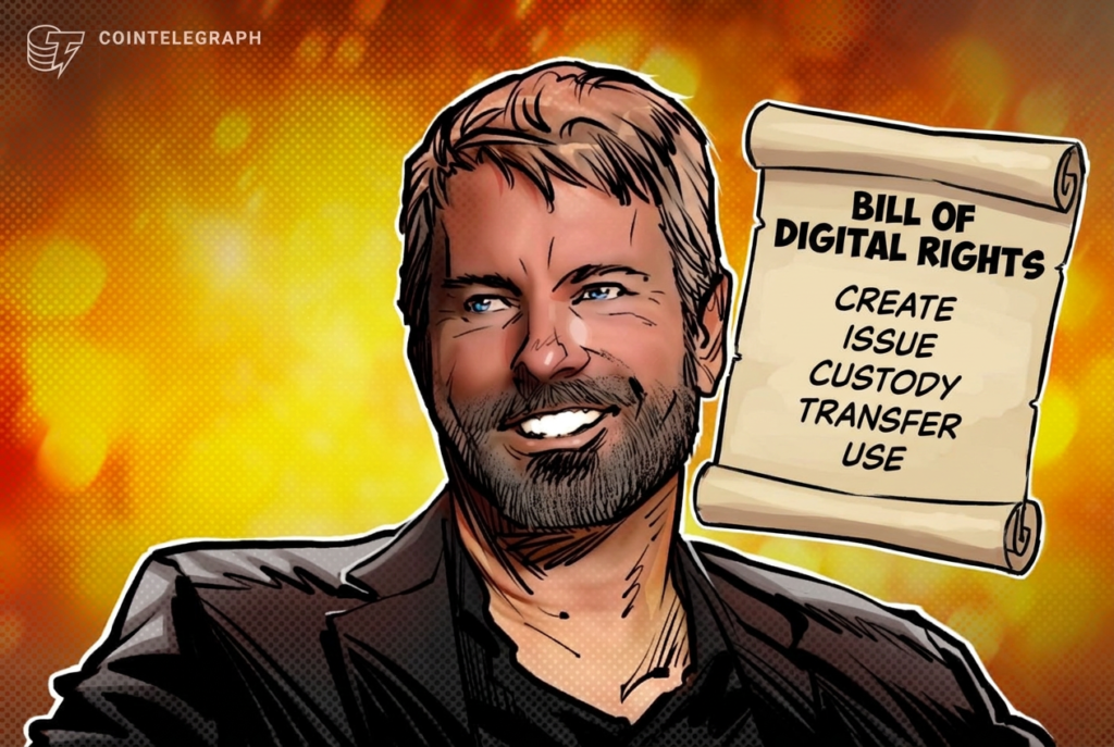Saylor outlines bill of digital rights Saylor outlines bill of digital rights