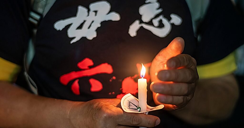 In China and Hong Kong, remembrance is a crime