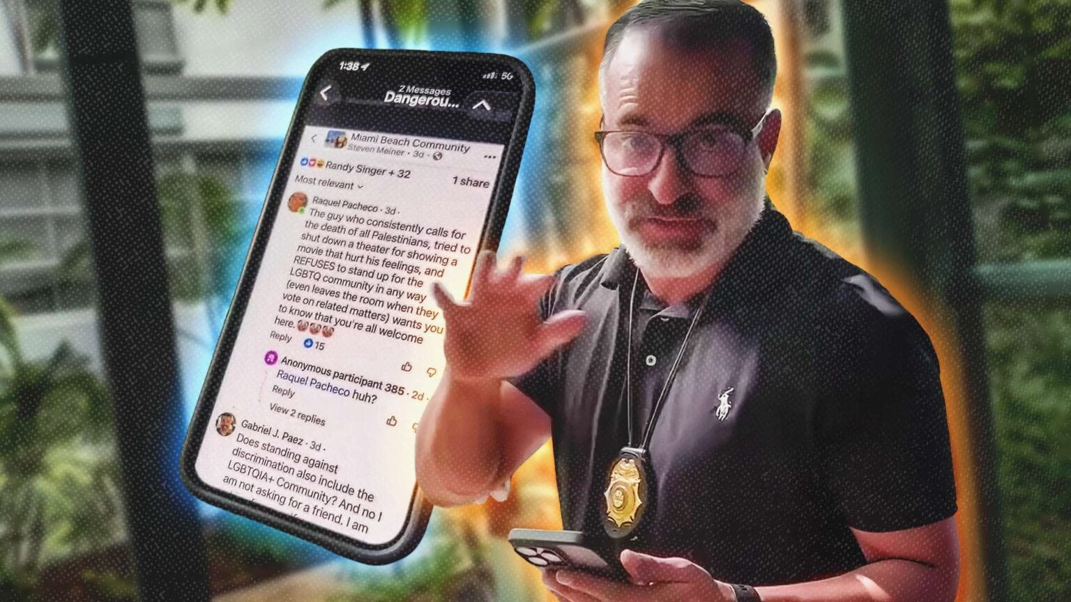 Miami Beach Can’t Dodge First Amendment Lawsuit After Police Questioned Woman Over Anti-Israel Facebook Post