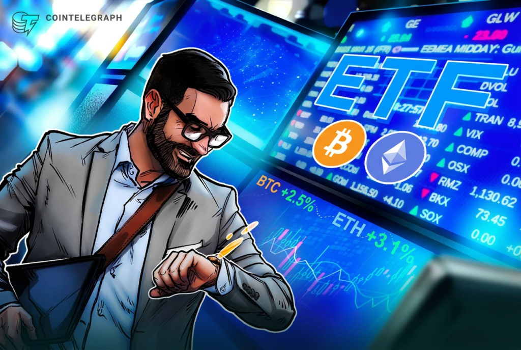 US Crypto ETF Inflows Fall 80% but Extend Multiday Streaks US Crypto ETF Inflows Fall 80% but Extend Multiday Streaks