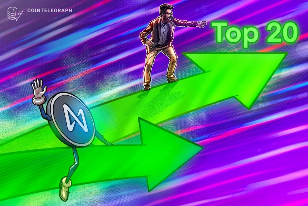 NEAR Climbs Into Top 20 Cryptocurrencies With .2B Market Cap NEAR Climbs Into Top 20 Cryptocurrencies With .2B Market Cap