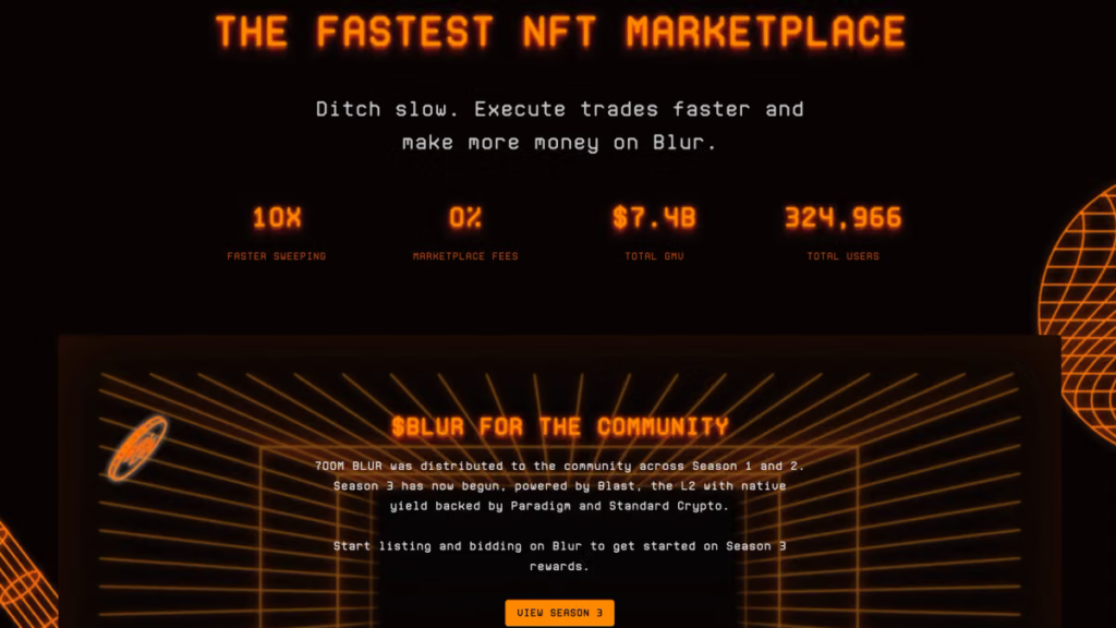 Once-largest Ethereum NFT marketplace Blur is shutting down after volumes collapse 99%